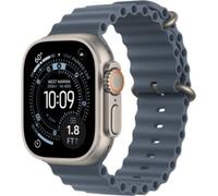 Montre connectée APPLE WATCH Titane Naturel / Bleu Maritime Ocean Ultra 3