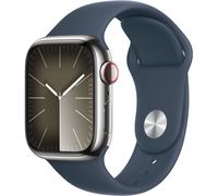 Montre connectée APPLE WATCH Serie 9 Cellular 41mm Acier/Argeny Bleu Orage S/M