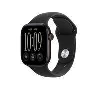 Montre connectée Apple Watch Series 12 OLED 42mm 374x446 pixels écran tactile Wifi GPS noir MJEA4ZR/A