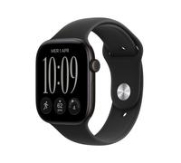 Montre connectée Apple Watch Series 12 OLED 46mm 416x496 pixels écran tactile 5G WiFi GPS satellite noir