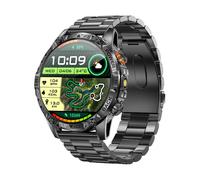 Montre Connectée Avancée: Longue Autonomie, Étanche IP68 et Suivi de la Santé Complet compatible avec FitCloudPro Black + Black