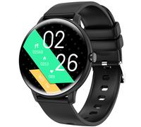 Montre connectée avec ECG, fréquence cardiaque, tension artérielle Black