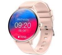 Montre Connectée Avec Ecg, Fréquence Cardiaque, Tension Artérielle, Moniteur De Sommeil, Podomètre Rose