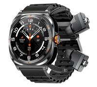 Montre Connectée Avec Écouteurs Intégrés Écran 1.53 Pouces NFC Bluetooth Noir YONIS