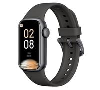 Montre connectée avec fréquence cardiaque, tension artérielle Black
