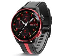 Montre connectée avec GPS AMOLED Série 54 Noir et Rouge