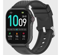 Montre connectée avec GPS, écran AMOLED 2,13 pouces, noire