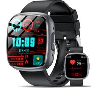 Montre Connectée Avec Imc,1.75'' Hd Smartwatch Avec Appel Bluetooth,24h Cardiofrequenceme/Spo2,Moniteur De Sommeil,Appel D'urgence Sos Pour Android/Ios
