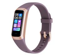 Montre connectée avec moniteur de fréquence cardiaque et de tension artérielle Purple