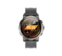 Montre connectée avec positionnement GPS étanchéité IP68 écran AMOLED de 1 43 pouce détection mains libres boussole (noir)