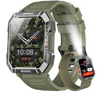 Blackview Montre connectée W60 – Étanche IP68, 100 modes sportifs, Bluetooth 5.3 – Vert