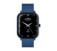 Montre connectée bleue unisexe Limit 37 mm avec appel Bluetooth et écran...