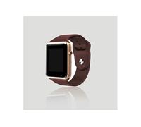 Montre Connectée Bluetooth 1.54' Musique Appels Photos Compatible Android Blanc