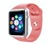 Montre Connectée Bluetooth 1.54' Musique Appels Photos Compatible Android Rose Yonis