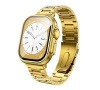 Montre Connectée Bluetooth 5.3 Étanche IP67 avec Grand Écran et Suivi Santé Hoko Dorée