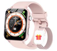 Montre Connectée Bluetooth Blackview R30 Pro pour Femme Homme 100+ Sport Modes 10m Étanche compatible iOS Android - Rose