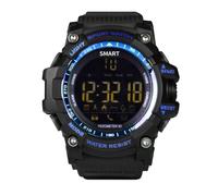 Montre Connectée Bluetooth Bracelet Sport Cadran Écran LCD IP67 50 M Bleu YONIS