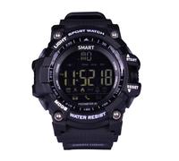 Montre Connectée Bluetooth Bracelet Sport Cadran Écran LCD IP67 50 M Noir YONIS