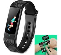 Montre Connectée Bluetooth Étanche Femme Homme Montre-Bracelet Tactile Sport avec Podomètre/Sommeil/Calories Tracker Fitness Cadeau