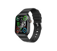 Akashi Montre connectée Bluetooth – Suivi sport, appels mains libres – Noir