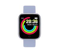 Montre Connectée Bluetooth Y68 Pour Homme,Femme Et Enfant,Moniteur D'activité Physique Numérique,Étanche - Type Y68 Purple