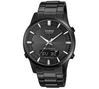 Casio Montre connectée Waveceptor Acier noir Solaire Éclairage LED Heure universelle
