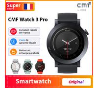 Montre connectée CMF Watch 3 Pro, écran AMOLED de 1,43 pouce, batterie de 13 jours, double GPS, appels Bluetooth avec suppression du bruit par IA, fréquence cardiaque Orange