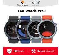Montre connectée CMF Watch Pro 2, écran AMOLED 1,32 pouces, Bluetooth 5.3, réduction de bruit IA, GPS, CMF by Nothing Watch Pro 2 Gris Cendré