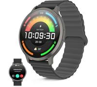 Montre connectée Core 3 Max Go pour Homme - Écran AMOLED 1,73"",Design Ultra-Fin,appels,Bracelet magnétique en Silicone-Noir