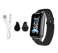 Montre connectée de fitness à écran tactile HD avec suivi du sommeil, notifications de messages, cadran personnalisable et intégration