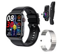 Montre connectée de luxe pour homme, moniteur d'activité physique, moniteur d'activité physique, étanche