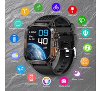 Montre connectée de sport grand écran pour homme 2024 : appel/réponse, modes multiples, lampe de poc