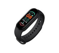 Montre connectée de sport M6, Bluetooth, moniteur de fréquence cardiaque et d'activité physique, pour M6 Watches (black) -BH3099
