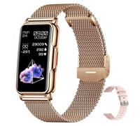 Montre Connectée De Sport Pour Hommes Et Femmes,Écran Entièrement Tactile De 2022 Pouce,Moniteur D'activité Physique,Étanche Ip67,Pour Téléphone Huawei Xiaomi,1.47 - Type Golden Mesh Belt