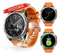 DOOGEE ANYWISE W1 PRO AI montre intelligente 1.43 "AMOLED affichage 5ATM IP68 résistance à l'eau GPS suivi montre de Sport avec cartes offines Flame Shadow Titanium