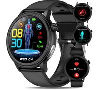 Montre Connectée Ecg+Hrv/Imc/Lipides/Acide Urique, 1,39"" Smartwatch Avec Tension Arterielle/Spo2/Appel Bluetooth, 24/7 Somme[CS331]