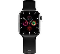 Montre Connectée Écran Carré Notifications Appels Suivi Santé BigBen Connected Noir G