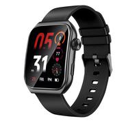 Montre Connectée Écran Tactile 1,85"" Santé Notifications 10 Jours Akashi Noir