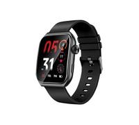 Akashi Montre connectée Écran tactile 1,85" Santé Notifications 10 jours Noir