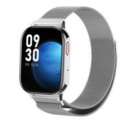 Montre Connectée Élégante avec Suivi Santé / Activités Étanche IP67 Argent