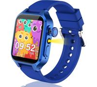 Montre Connectée Enfant 32 Jeux, Montre Enfant Garcon Fille HD Caméra Musique Vidéo Podomètre Livre Audio Réveil, Montre Intelligente EnfantCadeaux Anniversaire pour Filles et Garçons 3-12 Ys
