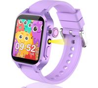 Montre Connectée Enfant 32 Jeux, Montre Enfant Garcon Fille Hd Caméra Musique Vidéo Podomètre Livre Audio Réveil, Montre Intelligente Enfantcadeaux Anniversaire Pour Filles Et Garçons 3-12 Ys