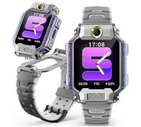 Montre Connectée Enfant 4G GPS - imoo X10 - Appel Vidéo - Suivi Santé et Sport - IP68 Étanche - 1+32Go - Gris