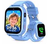 Montre Connectée Enfant 4G GPS+WiFi+LBS Appel Vidéo SOS Écran HD 1,83" | Smartwatch Chat Vocal Localisation en Temps Réel Zone de sécurité Contrôle Parental Mode École IP68 Cadeau Fille Garçon