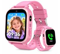 Montre Connectée Enfant 4G GPS+WiFi+LBS Appel Vidéo SOS Écran HD 1,83" | Smartwatch Chat Vocal Localisation en Temps Réel Zone de sécurité Contrôle Parental Mode École IP68 Cadeau Fille Garçon