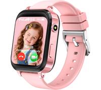 Montre Connectée Enfant, 4G Montre Gps Enfant Avec Appel Vidéo Chat Familial Sos Mode Classe Podomètre Réveil, Montre Intelligente Cadeau Pour Filles Et Garçons