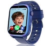 Montre Connectée Enfant 4G, Montre Intelligente Enfant avec Appel SOS, Chat Vidéo, WIFI GPS Localisation, Mode Classe, Contacts, Réveil, Sommeil, Jeux, IP68 Montre Garcon Cadeau d'anniversaire de Noël