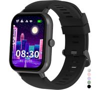 Montre Connectée Enfant Cardiofrequencemetre Moniteur De Sommeil Podomètre Modes Sport Étanche Reveil Jeux Bluetooth Appel Jouet Ado Fitness Tracker Cadeau Garçon Fille 3+ Ans Adolescent