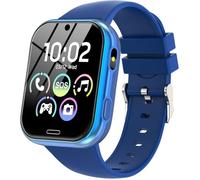 Montre Connectée Enfant CATGIFF avec Téléphone SOS Jeux Musique Caméra Réveil Lampe Torche Bleu
