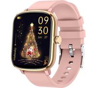 Montre Connectée Enfant Fille Femme,100+ Modes Sportifs,1000+ Cadrans,Rappel Message,Podometre Moniteur De Sommeil Fréquence Cardiaque Tension Artérielle Spo2,Cadeaux Noël